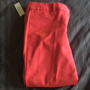 Liz Claiborne Pink Business Slacks Ankle Cut